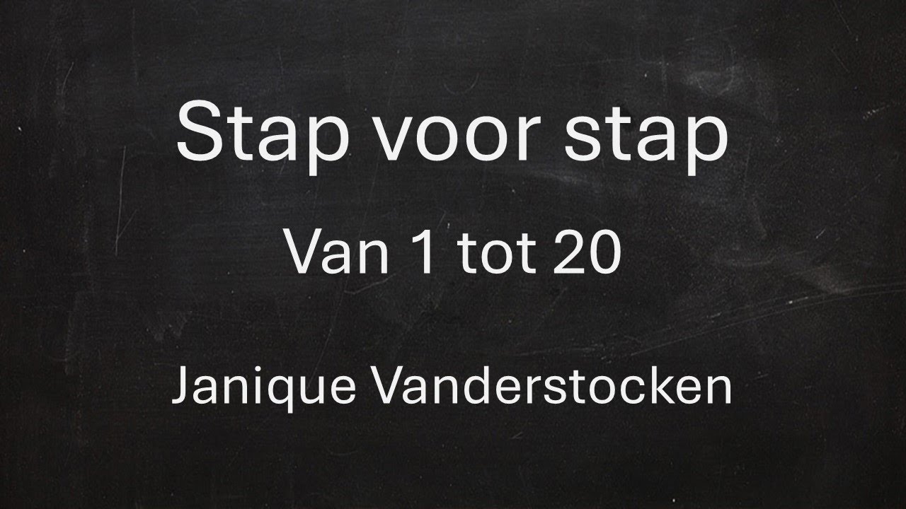 Stap voor stap van 1 tot 20