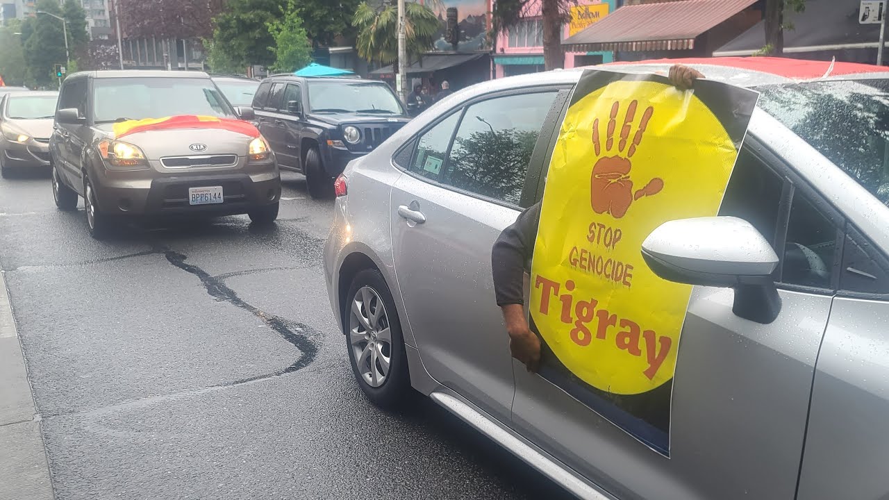 #tigraygenocide seattle Tigrayan community in Edmonton protests genocide in Ethiopia