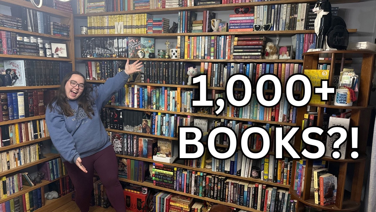 Видеоблог о переезде более 1000 книг и неудачной попытке навести порядок.