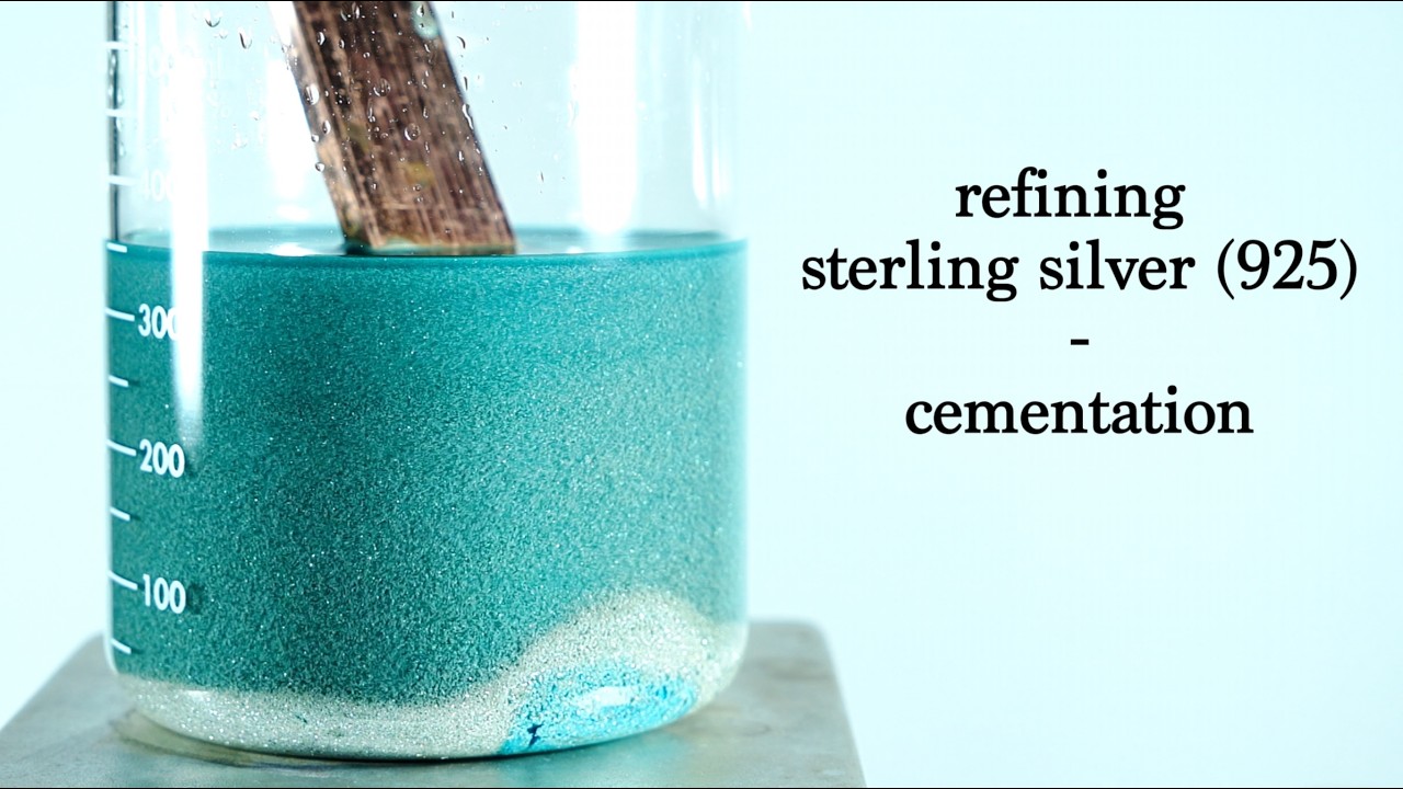 Refining sterling silver (925) - Cementation