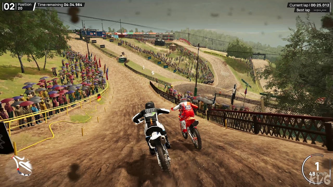 MXGP 24: The Official Game - Cloudy Afternoon Gameplay (PC UHD) [4K60FPS]