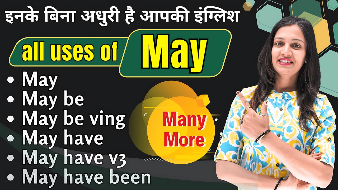 All Uses of May in English | Modal Verbs | English Speaking Practice | English with Khush