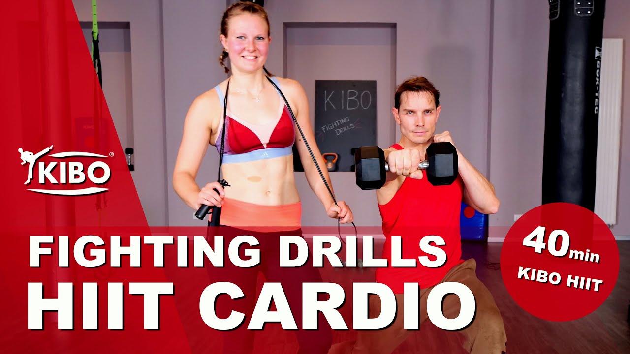 KIBO Kickboxing Fighting Drills HIIT Workout 40min by Dr. Daniel G&auml;rtner (English)