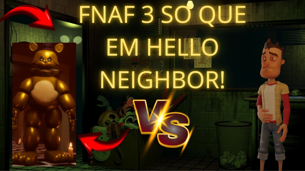 NICKY ROTH VS FREDBEAR QUEM GANHA?? (hello neighbor)