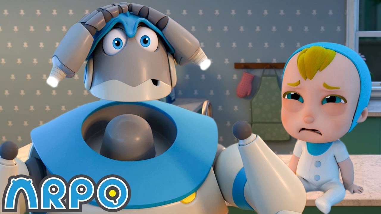 Sessiz Ol Daniel! Baban Uyuyor 😴 | Robot ARPO Türkçe | Eğlenceli Çocuk Çizgi Filmleri