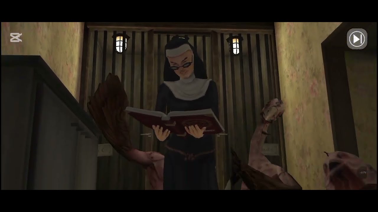 لعبة الهروب من الراهبة الشريرة فى Evil nun2😈😱🤔