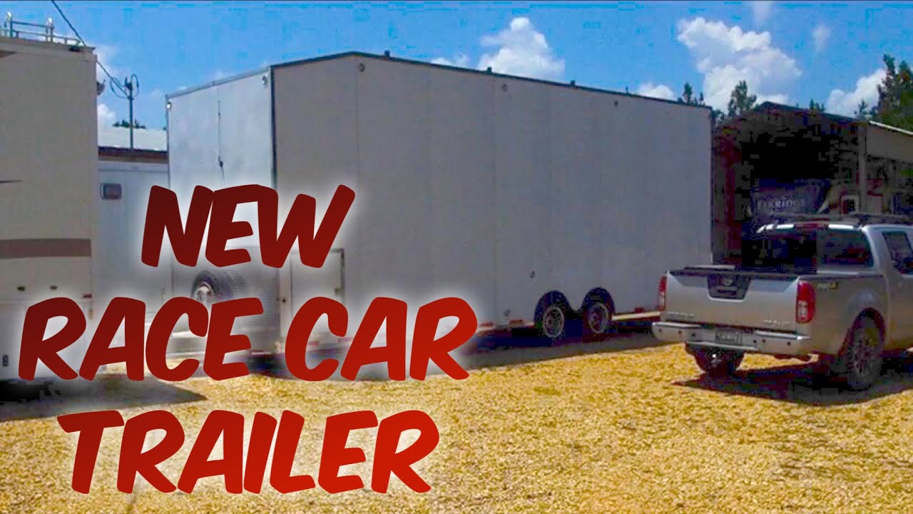 NEW RACE CAR TRAILER 🏁🏁🏁 at Hollis Farms Racing