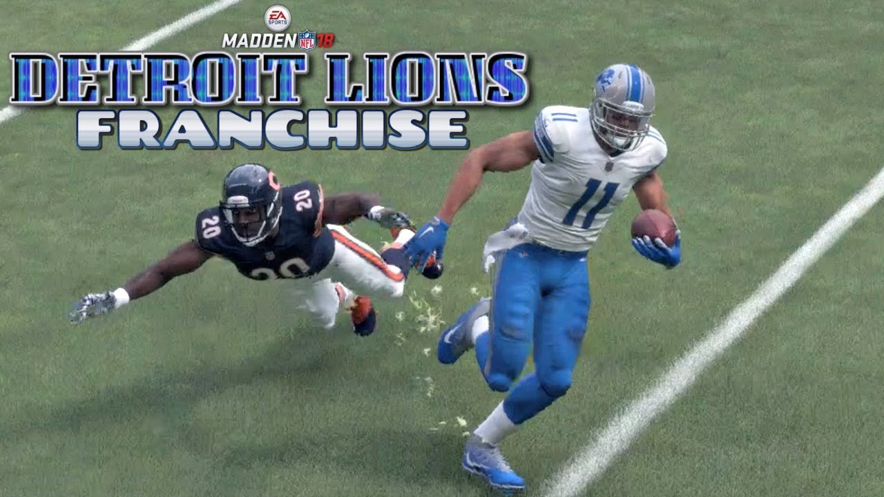 Madden NFL 18 Detroit Lions Franchise - Detroit Lions vs Chicago Bears (EP10 Lions vs Bears)