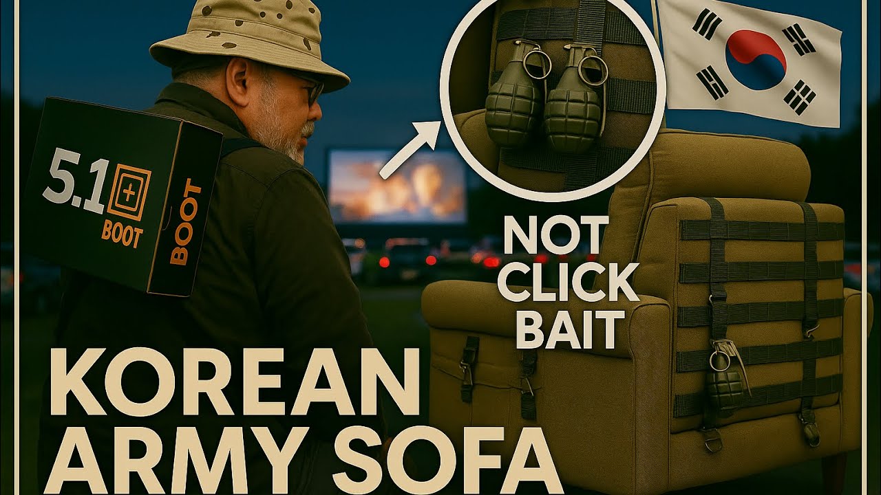 Korean Tactical Sofa-inflatable-at  Drive in Theatres - BONFLAG Tactical