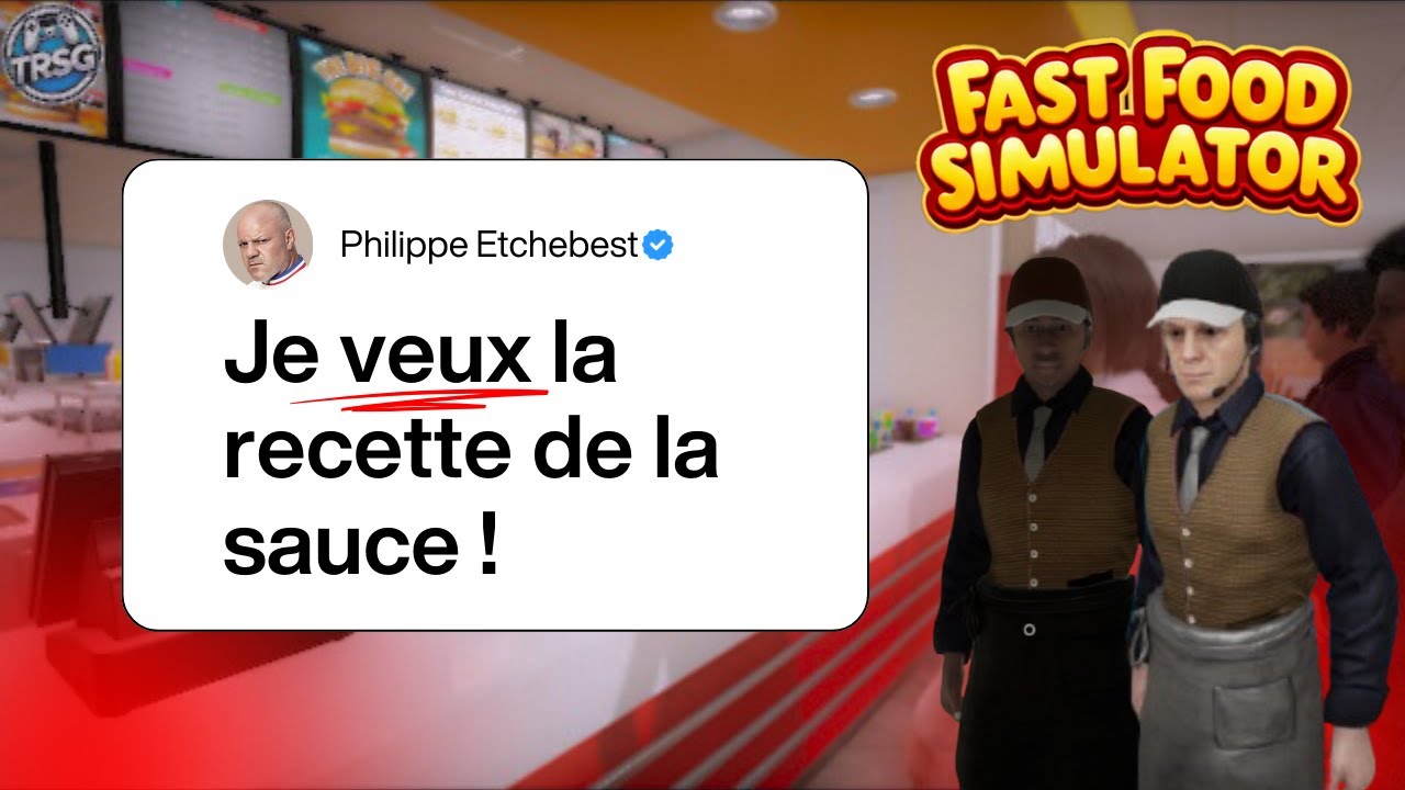 TU VEUX LA SAUCE DU CHEF ? 😏 - Fast Food Simulator