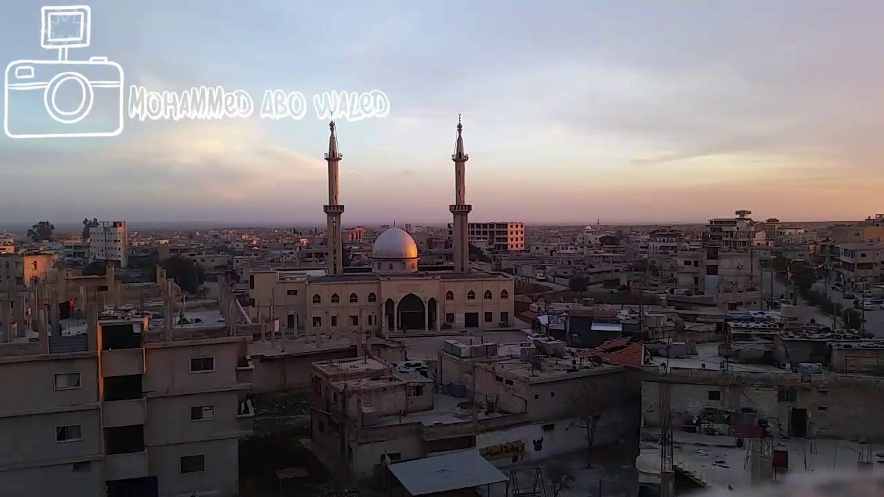 مدينة نوى جامع الأمام النووي قبل أذان المغرب