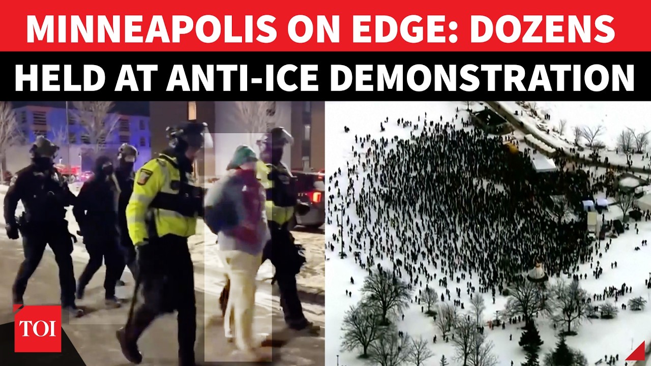 Minneapolis Riots: Thousands Occupy Streets In U.S. City; Dozens Held Amid Clashes Against ICE Ops