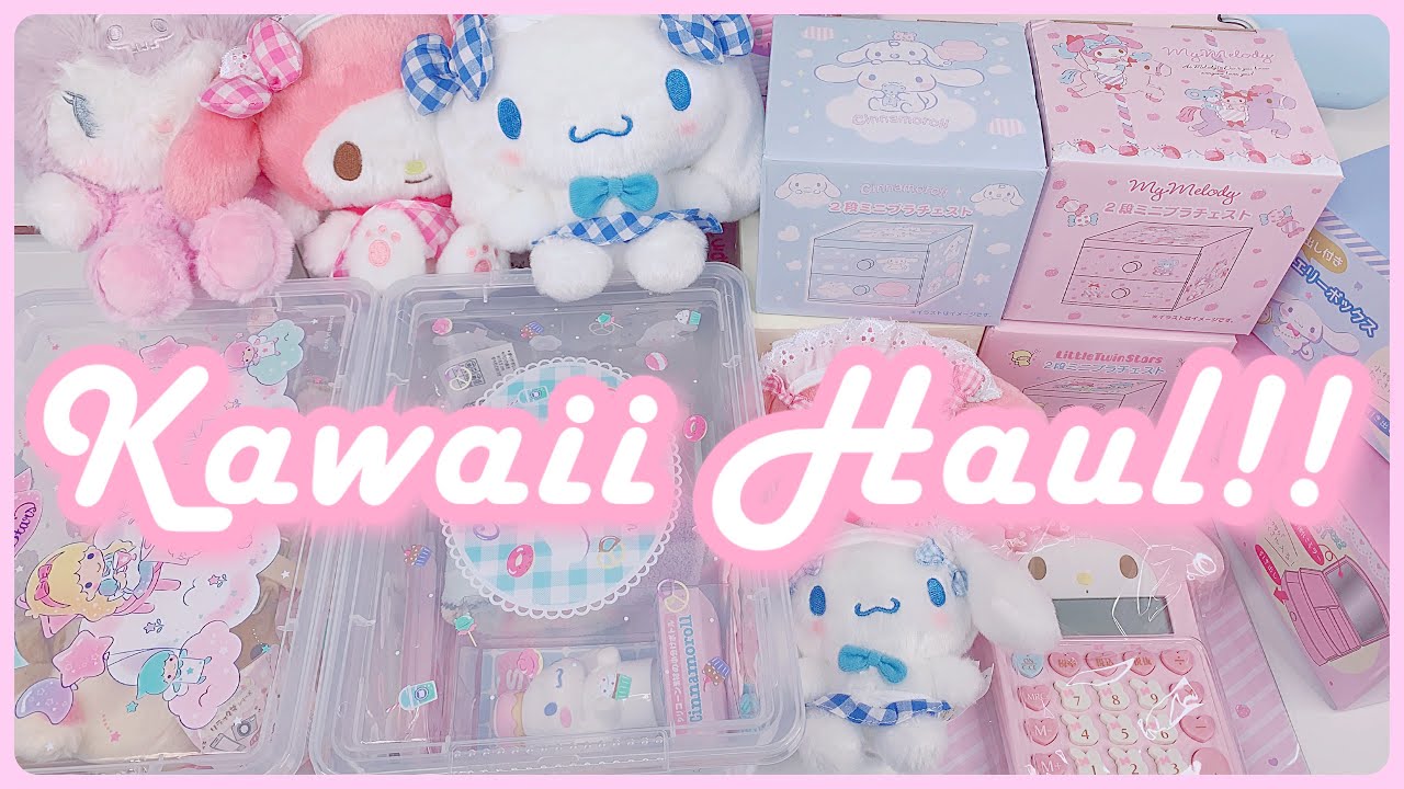 Huge Kawaii Shopping Haul!!