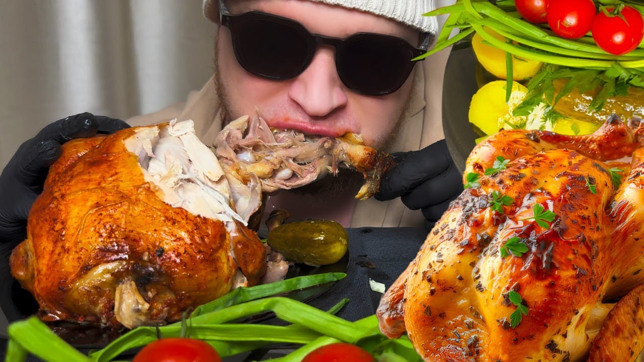 MUKBANG 🥔🍗🔪 POLLO A LA PLANCHA Y PAPAS CASERAS/ GRILLED CHICKEN and HOME-MADE POTATOES