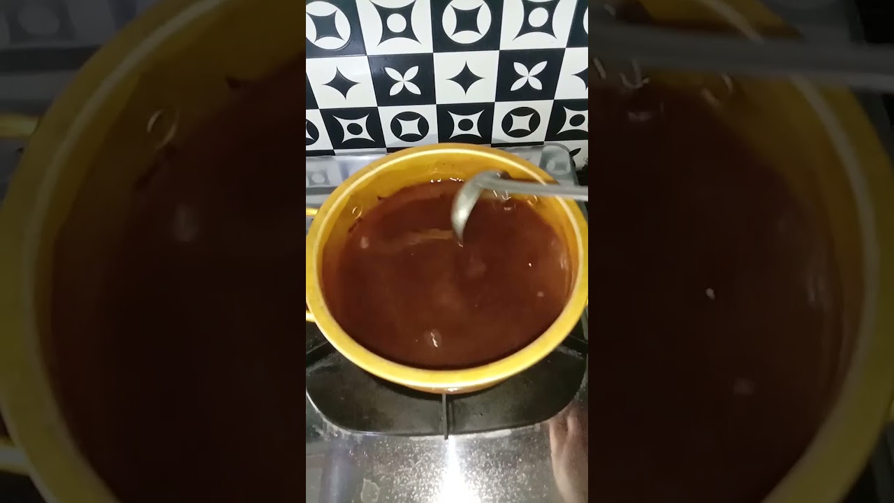 Membuat es lumut coklat yang rasanya seger banget 