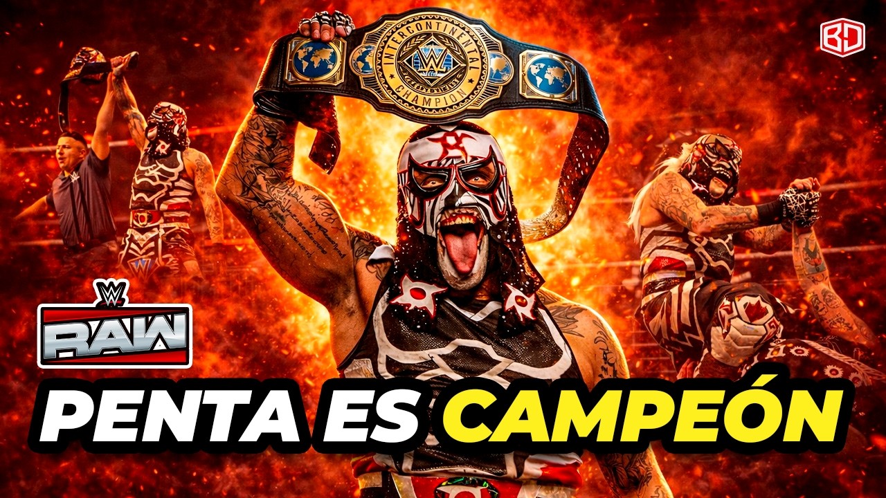 PENTA nuevo CAMPEÓN INTERCONTINENTAL | Punk ENTIERRA a Roman Reigns | El MEJOR WWE RAW de 2026