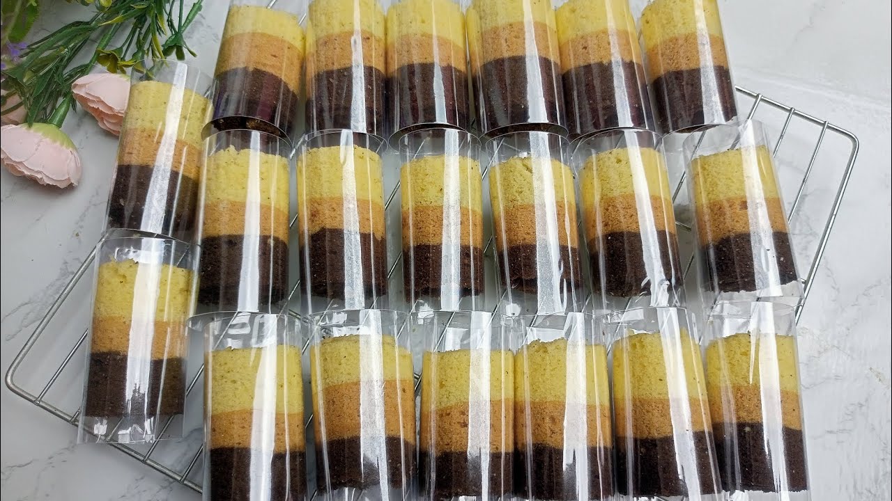 RESEP MINI ROLL CAKE  ~ rasa blackforest moka 
