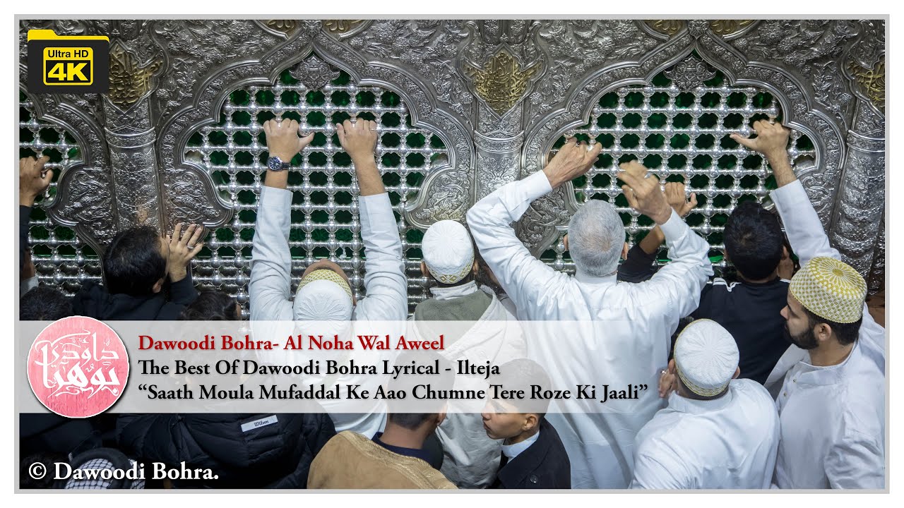Saath Moula Mufaddal Ke Aao Chumne Tere Roze Ki Jaali | Ilteja | The Best Of Dawoodi Bohra Lyrical's