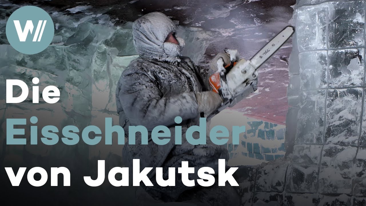 Sibirien: Männer sägen Eistunnel bei -45°C