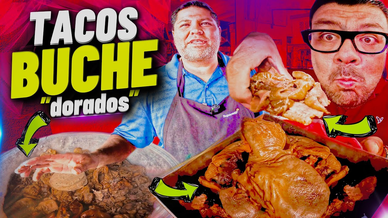 as&iacute; son los &uacute;nicos TACOS de BUCHE DORADOS y V&Iacute;SCERAS de CERDO