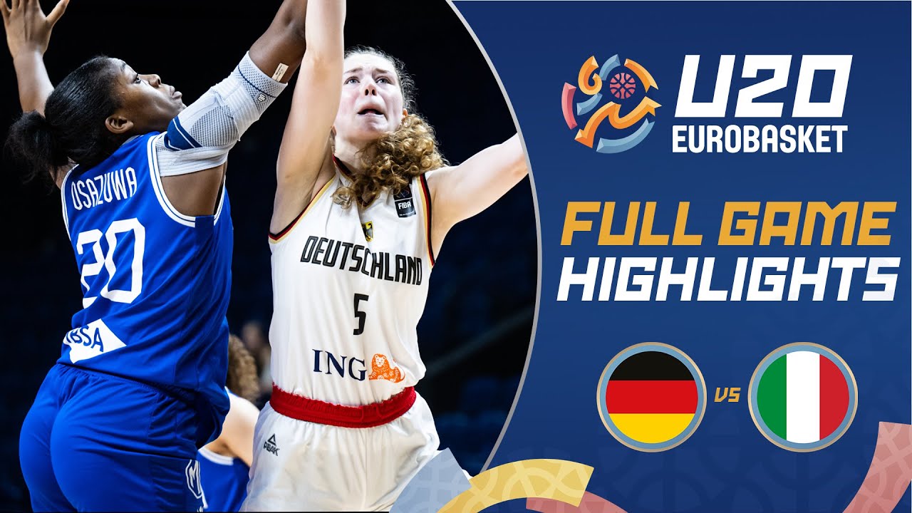 Semi-Finals: Germany 🇩🇪 vs Italy 🇮🇹 | Extended Highlights | FIBA U20 Women's EuroBasket 2024