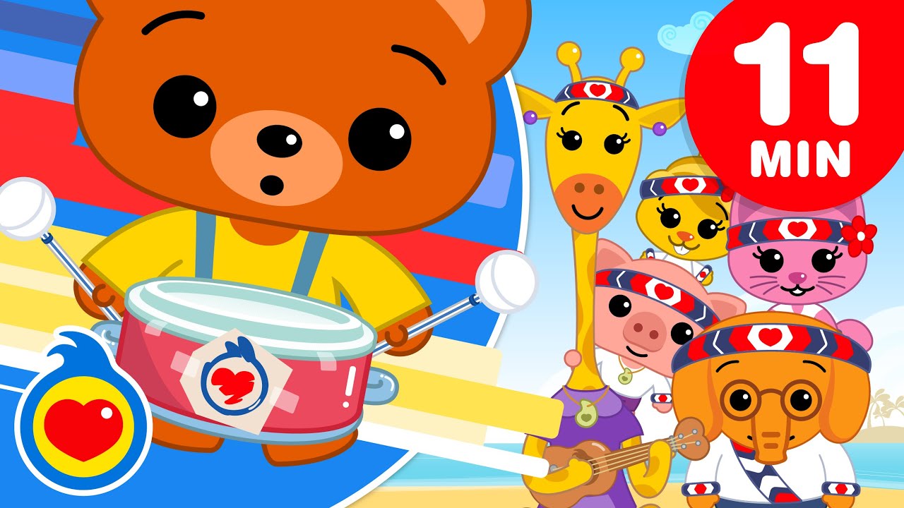 Bam's Drum + More World Songs ♫ Plim Plim - The Kindness Hero (10+ Min)