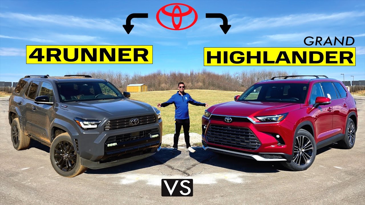 TOYOTA TAKEDOWN! -- 2025 Toyota 4Runner vs. 2025 Toyota Grand Highlander: Comparison