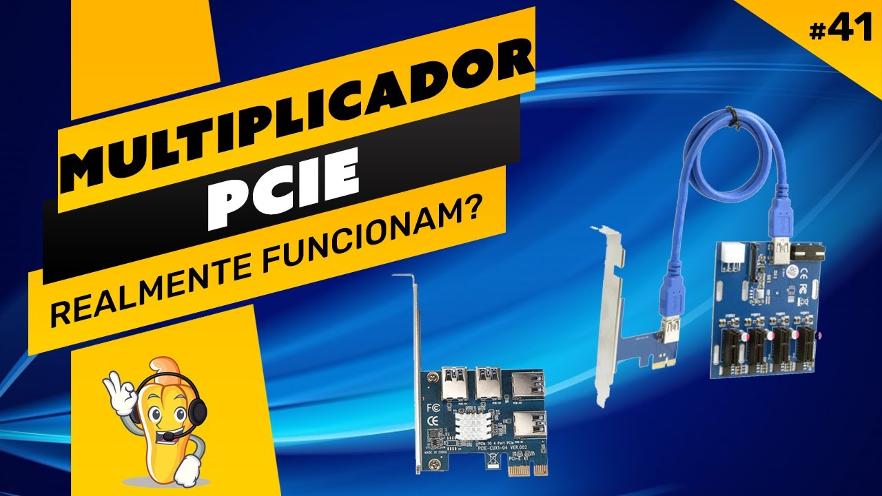 ⛏️😉 MULTIPLICADORES PCIE - TESTES PRÁTICOS DE USO (E O MEDO DE PEGAR FOGO FOI GRANDE)