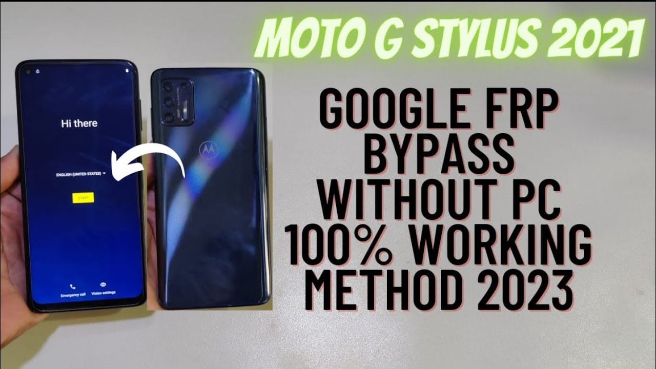 Moto G Stylus 2021 Frp Bypass Without Pc 100℅ Worked Method 2023
