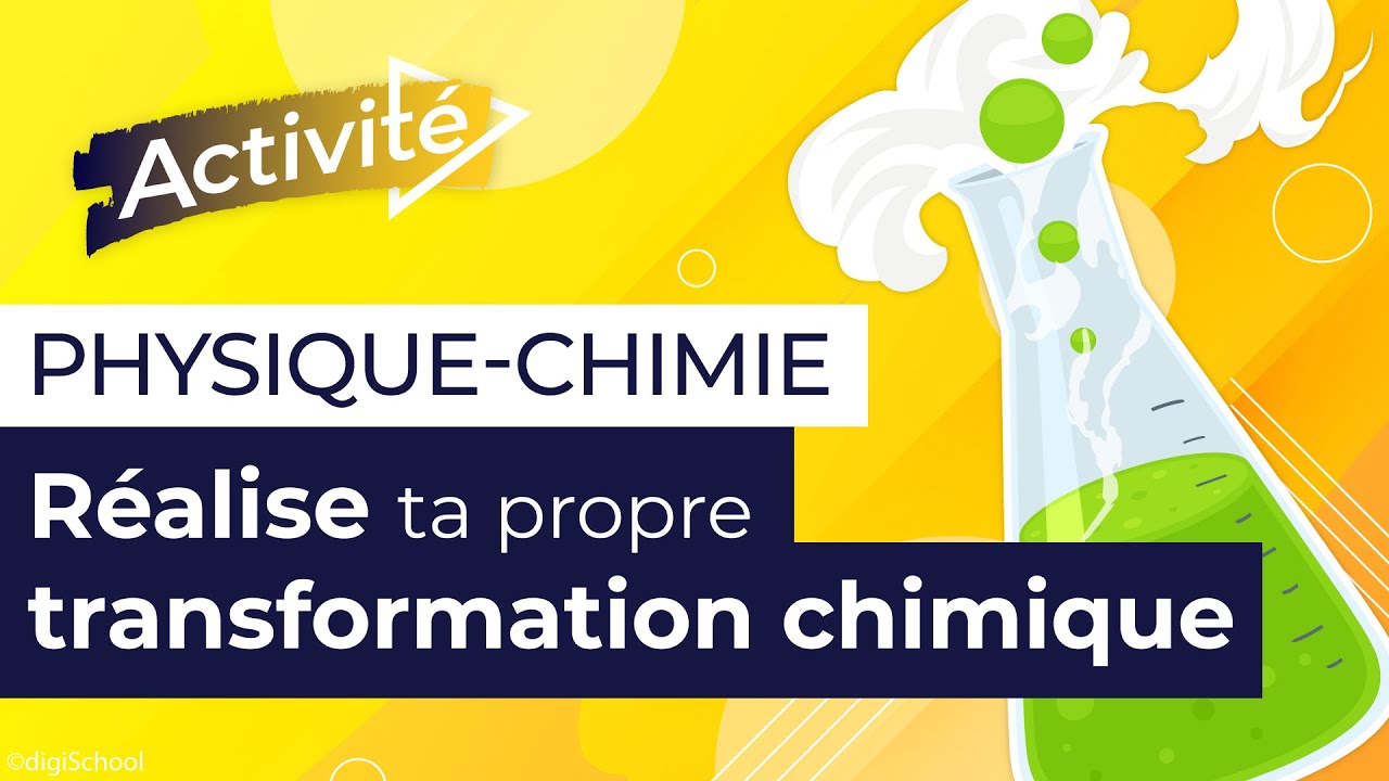 Exp&eacute;rience scientifique : comprendre la transformation chimique | Physique chimie