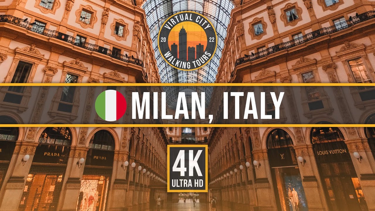 🇮🇹 MILAN, ITALY – Virtual City Walking Tour (Duomo & Navigli) 2023 [4K Walk]