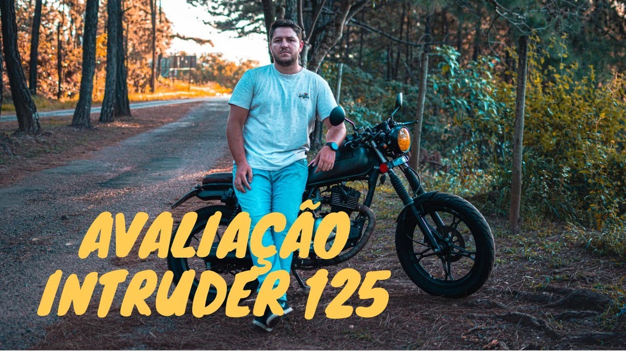 Avaliação Suzuki intruder 125 . A primeira moto custom de muitos motociclistas. Cafe Racer Custom