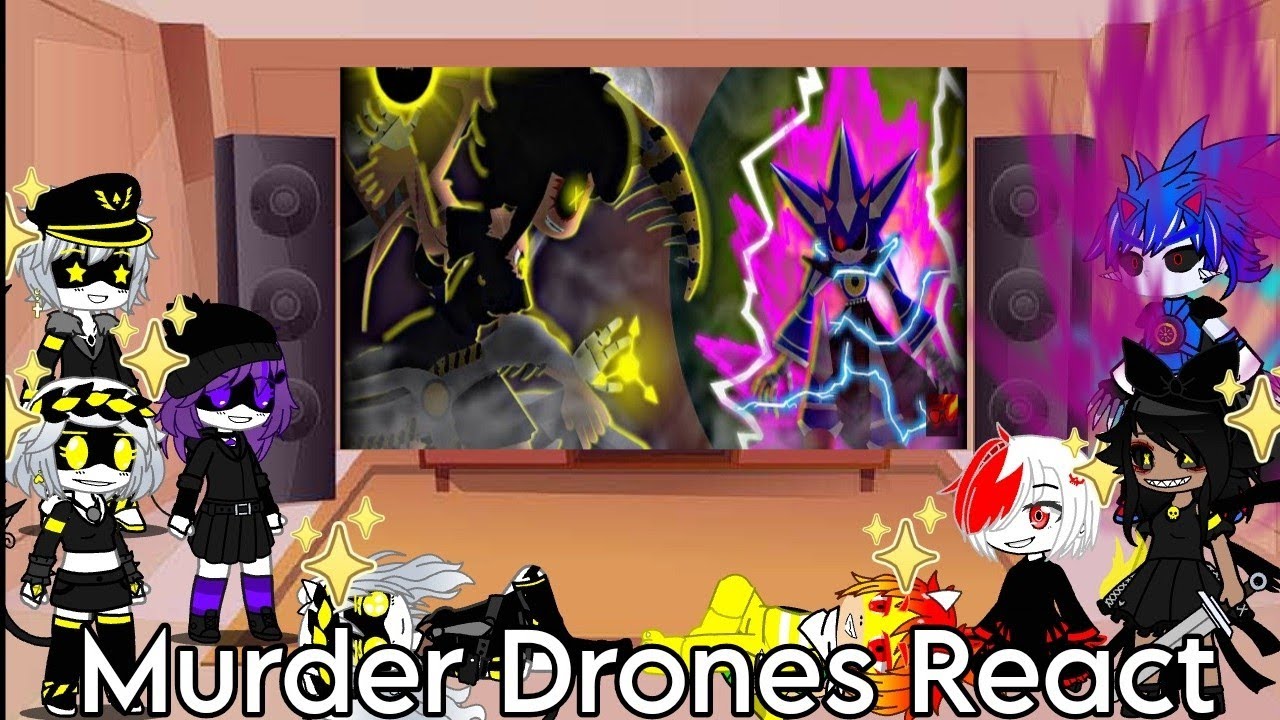 Murders Drones Character React To Cyn Vs Metal Sonic (by RGN) |Gacha React