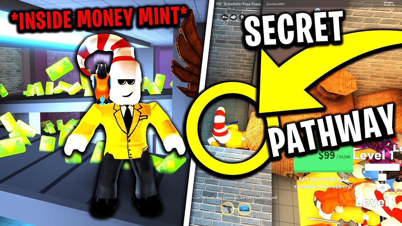 *SECRET* PASSAGE INSIDE NEW JAILBREAK MINT BANK UPDATE