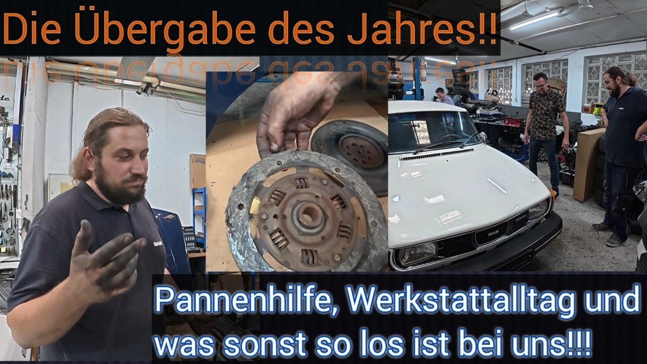 SAAB 900I Kupplung, das nennen wir mal bis zum bitteren Ende!!!! Werkstattalltag bei Saabastian