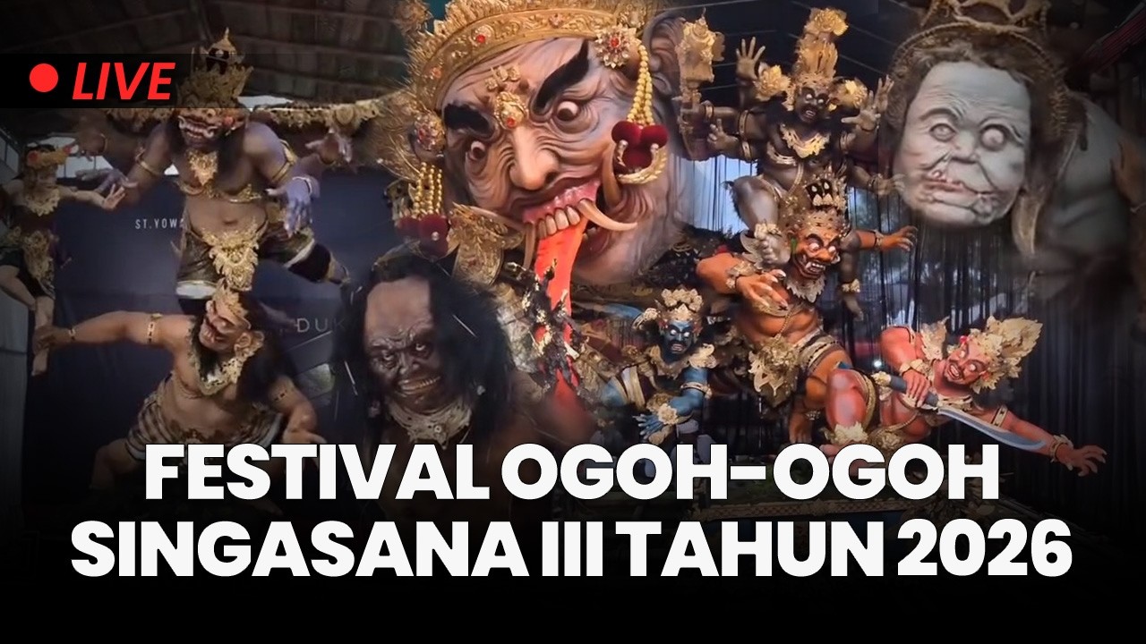 🔴Pawai Ogoh-Ogoh Kabupaten Tabanan Bali, Festival Ogoh-Ogoh Singasana III Tahun 2026