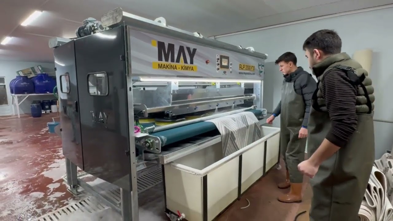 SINIFININ LİDERİ OTOMATİK HALI YIKAMA MAKİNASI - BEST QUAILTY AUTOMATIC CARPET WASHING MACHINE