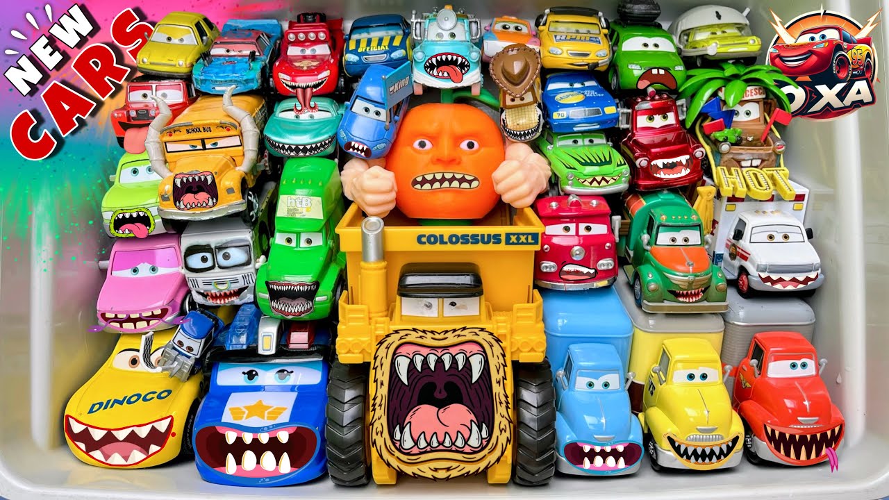 Disney Pixar Cars Unboxing Review | Lightning McQueen, Tow Mater, Chick Hicks, Sally Carrera, Cruz