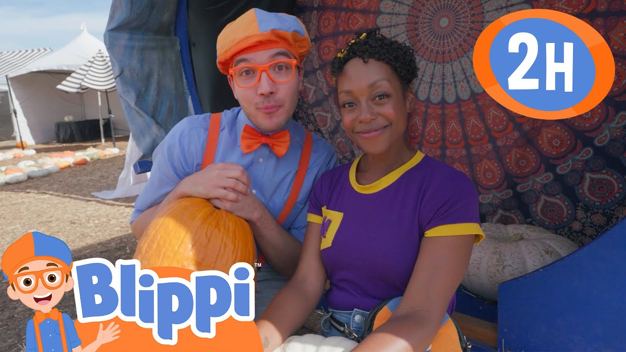 Let’s Go to the Pumpkin Patch! 🎃 Blippi & Meekah Learn and Play | Educational Songs For Kids
