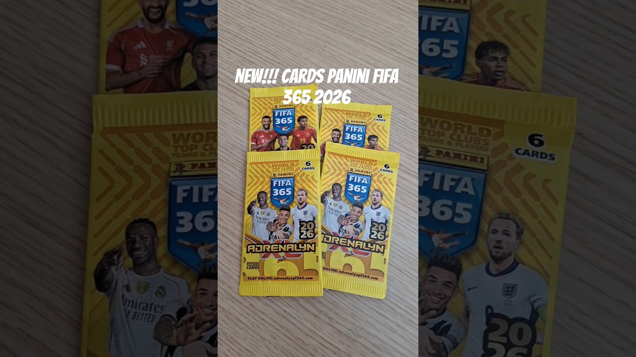 NEW CARDS PANINI FIFA 365 2026 UNBOXING 