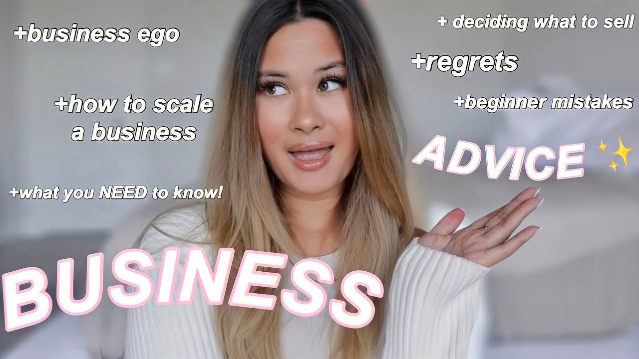 my honest advice for anyone who wants to start a business (what i wish i knew before)