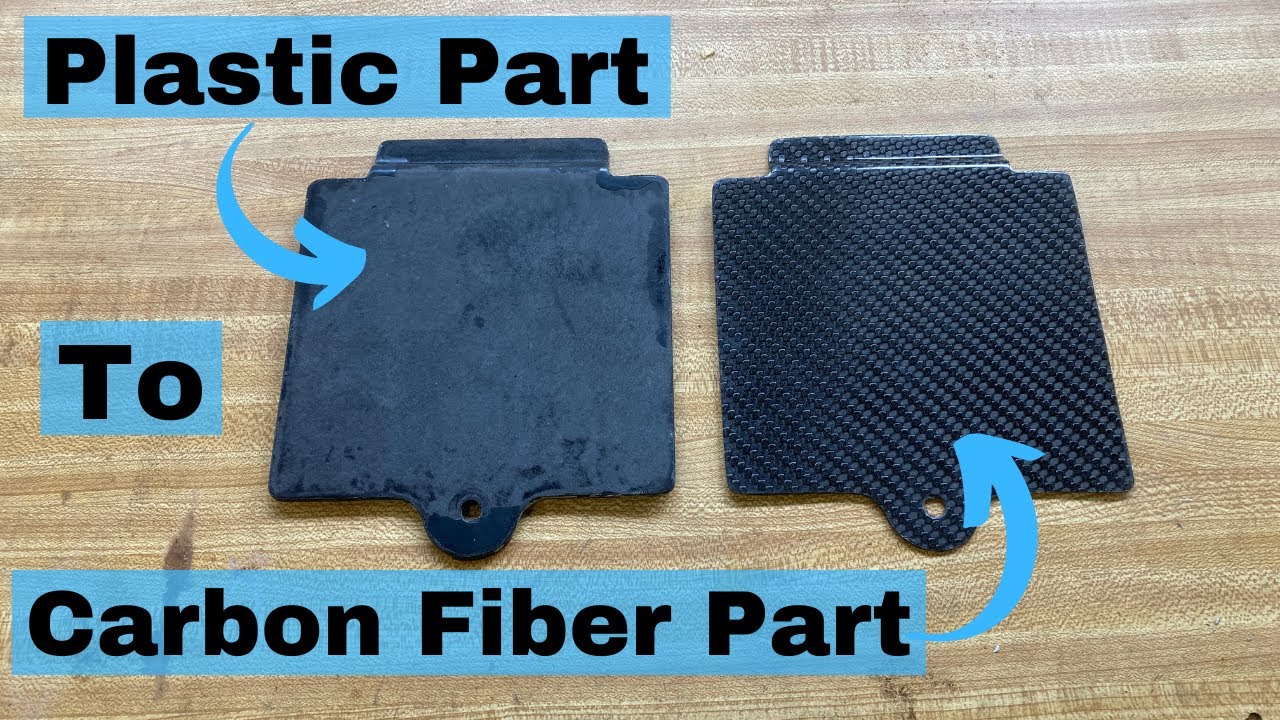 Making a Mold of a Plastic Part to Turn Into Carbon Fiber- step by step