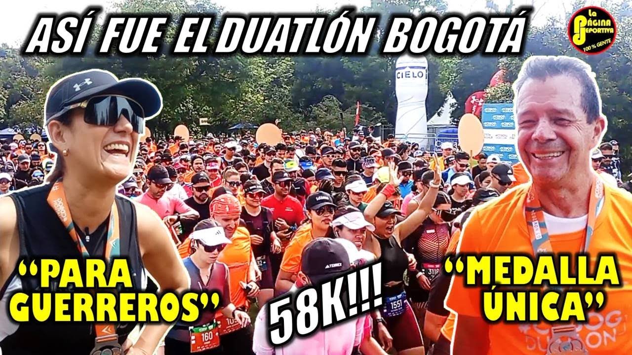 Duatlón Bogotá 2024: así fue la dura prueba de 'running' y ciclismo. Hablaron los corredores