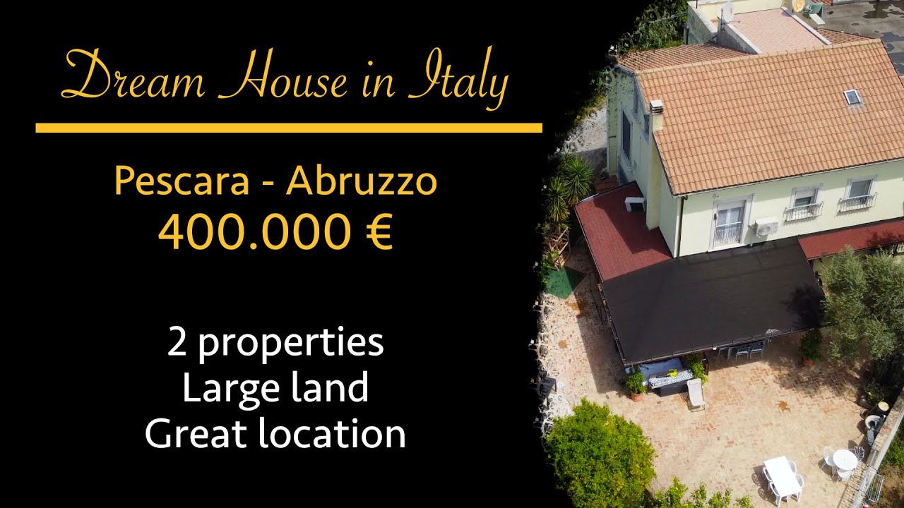 2 Amazing Properties Close to the Seaside in Pescara Abruzzo