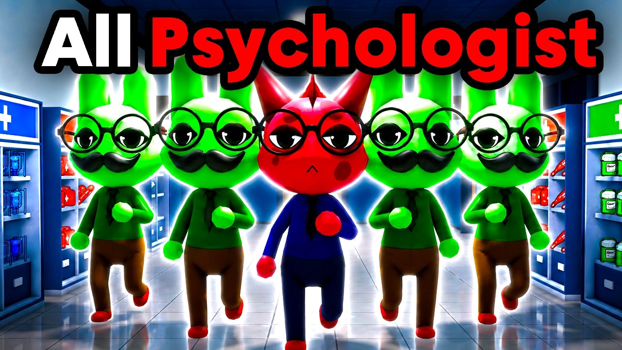 SPEEDRUNNING With A PSYCHOLOGIST ONLY TEAM In Animal Hospital...