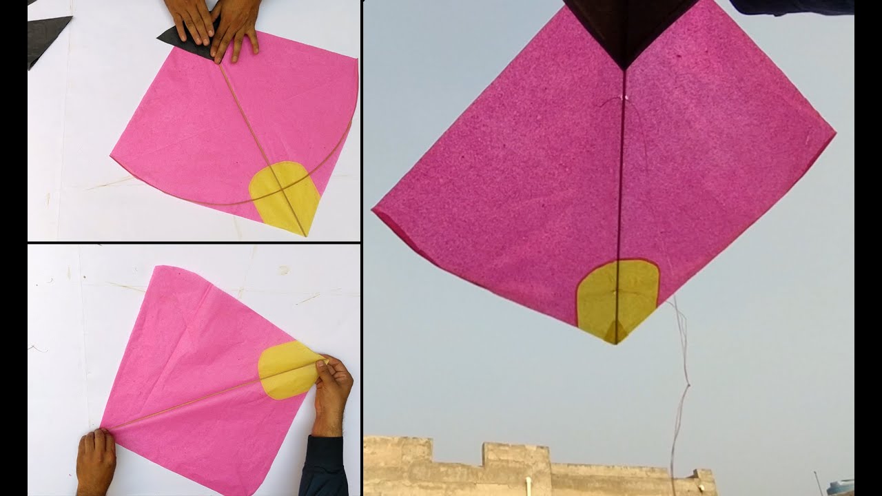 Indian kite making with Indian kite design | Indian kite flying test | DIY kite making | KITESTAN