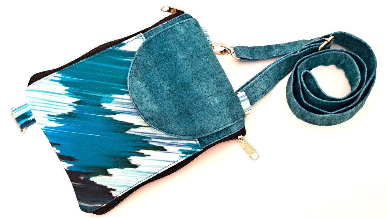 Tutorial: How to Make Double Zipper Cross Bag for Cell Phone