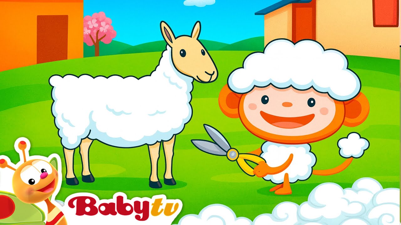 Oliver Shearing Sheep | Fun Farm Animal Video for Kids 🐑✂️