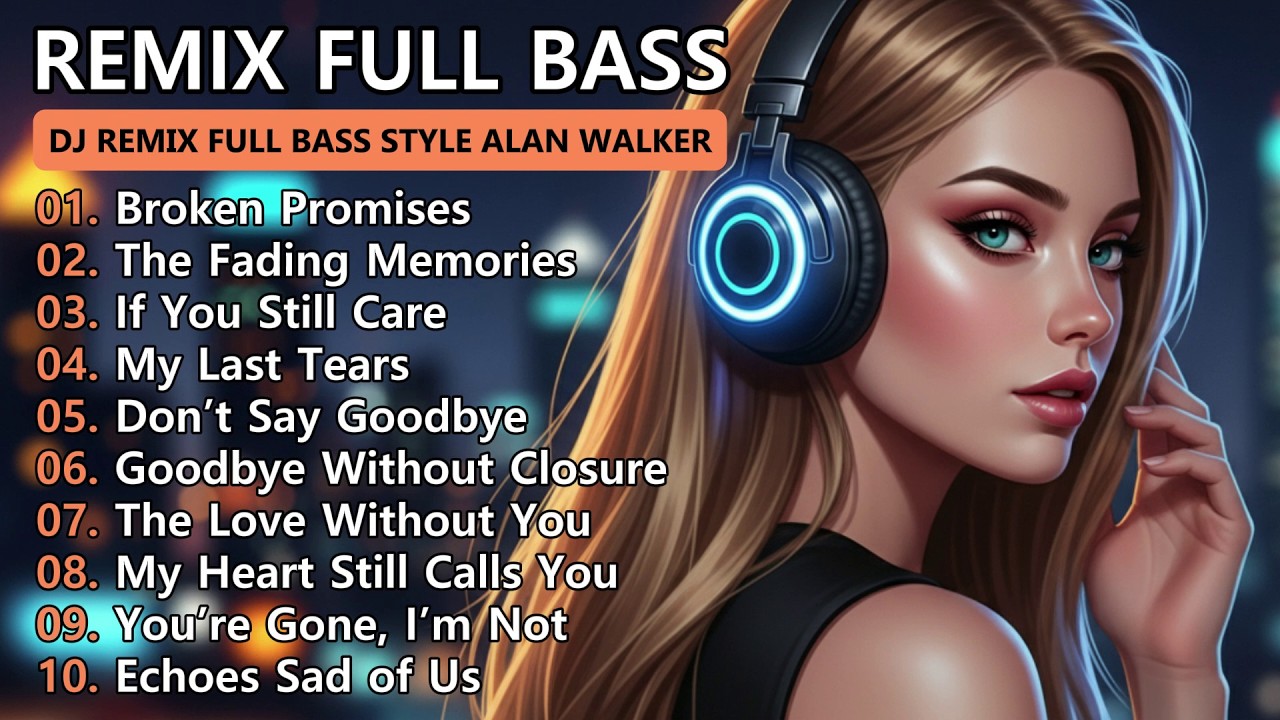 🎧 Top Alan Walker Style X Remix Full Bass 2026 - Emotional EDM Mix | 💔 Sad Love Songs Playlist