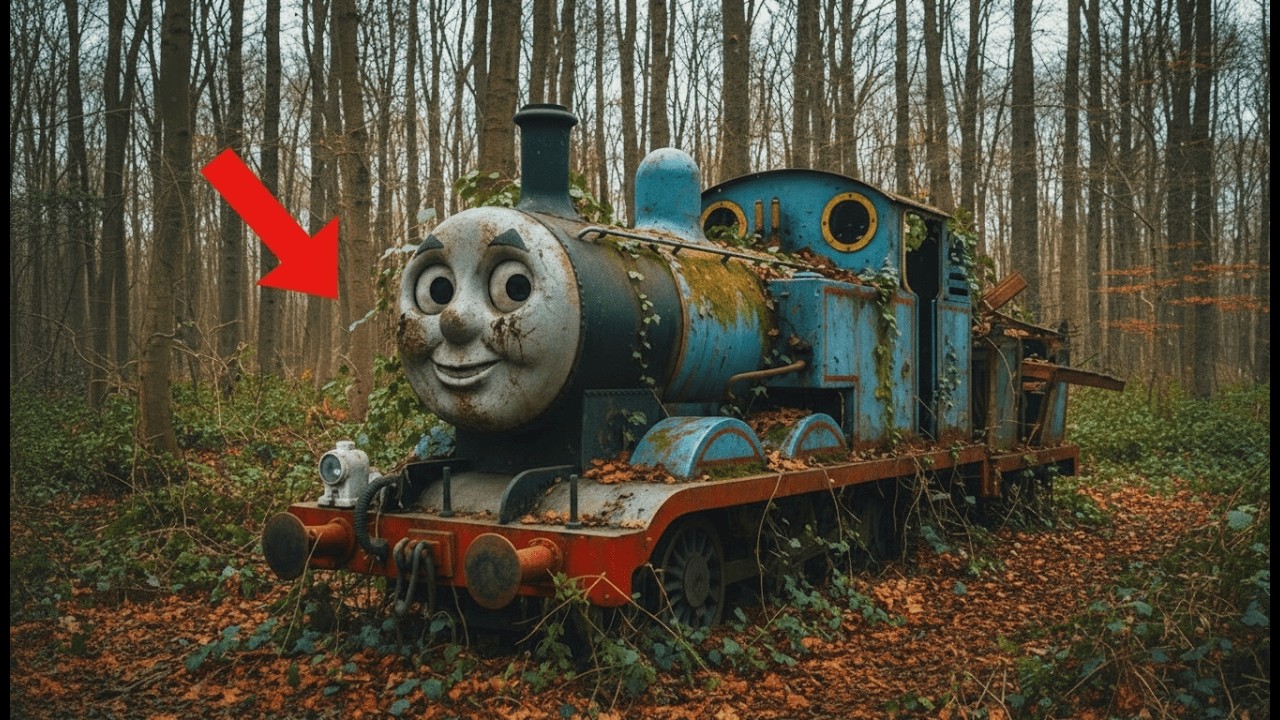ASMR Car Restoration 😱 – Abandoned Thomas Train Found  in the Barn | Full Rebuild